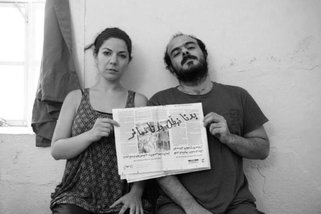 Rami Hammour &amp; Zeina Salem - Architect &amp; Sculptor رامي حمور و زينة سالم - معماري و نحاتة<br />" we want to stop wanting to leave "<br />12/7/2011<br />© Jaber AlAzmeh